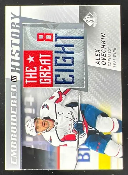 2021-22 Upper Deck SP Game Used – Embroidered in History Alex Ovechkin #3