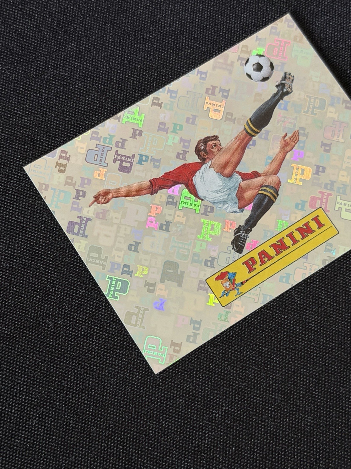 2026 Panini FIFA World Cup – RARE Rainbow Foil Panini Logo Sticker #00