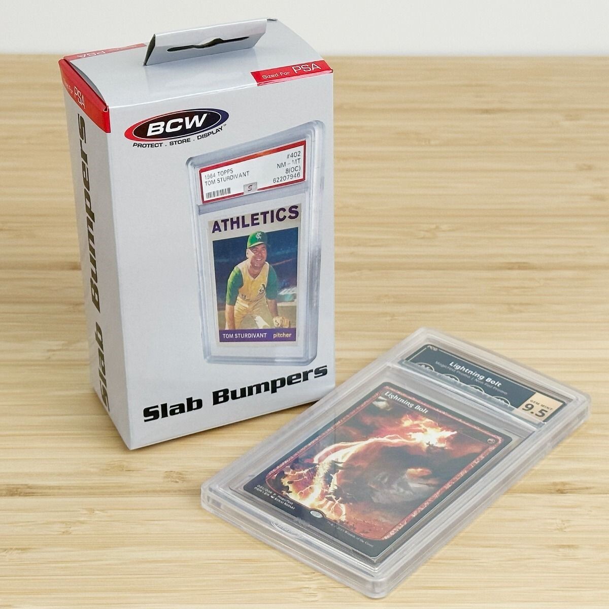 240 BCW Graded Card Bumper For PSA Certified Slab Clear Silicone Edge Protection