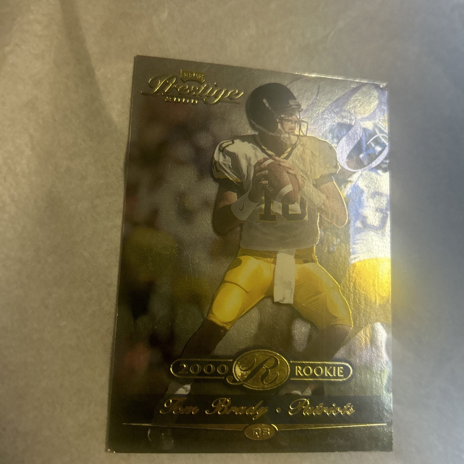2000 Playoff Prestige Tom Brady RC 1247 /2500 #286 Patriots Bucs GOAT! Rare Read