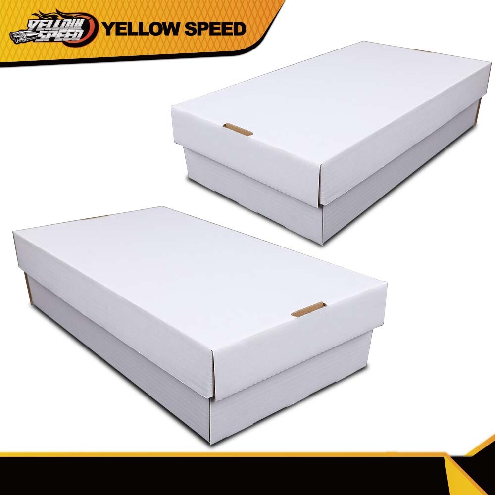 3000 Count Super Shoe Cardboard Standard Trading/Gaming Card Storage Boxes 2pcs