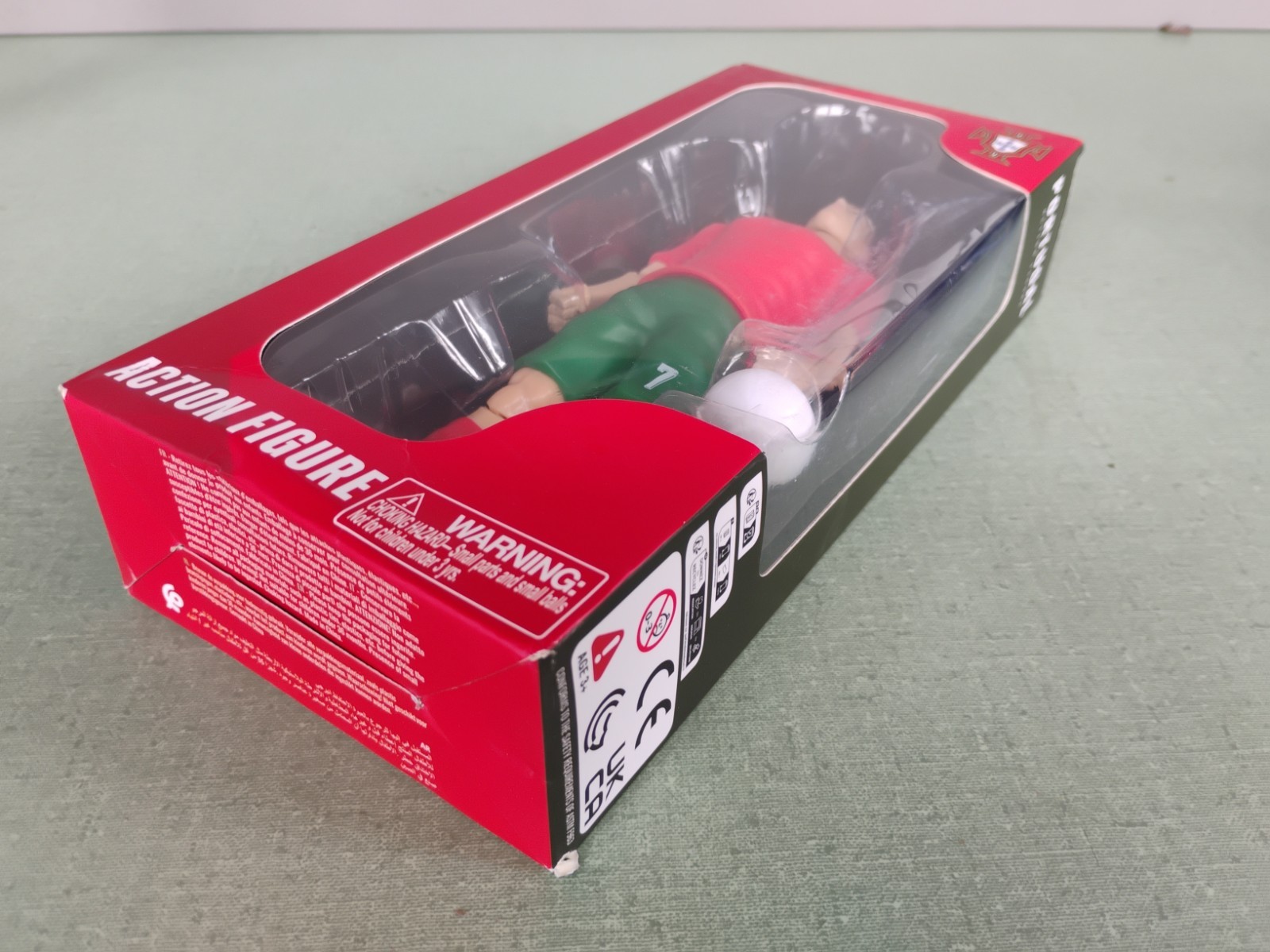 Official Cristiano Ronaldo Portugal #7 Action Figure Banbo Toys 8″ Damaged Box