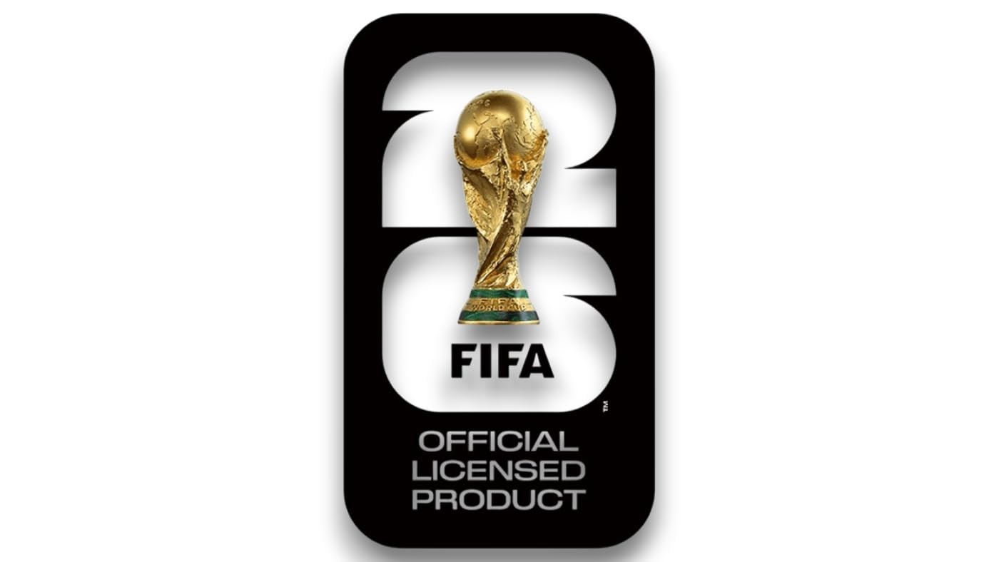 Wagon International Official FIFA World Cup 5 Inches, Black & Dark Silver
