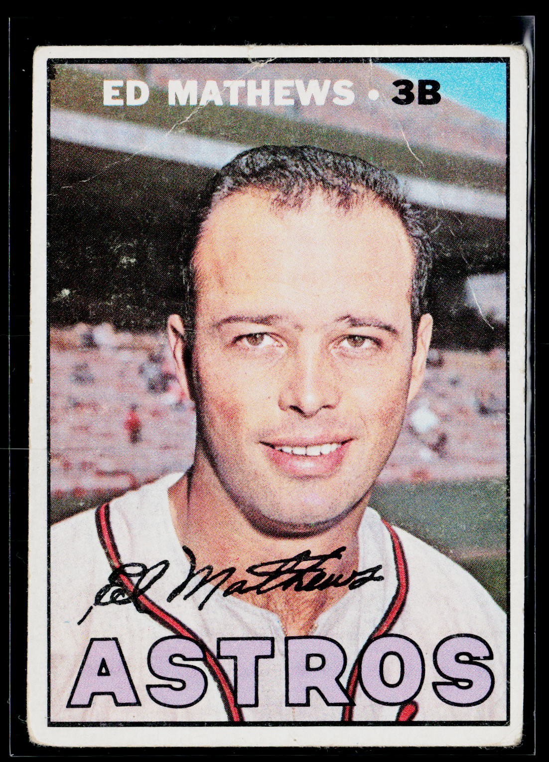 1967 Topps #166 Ed Mathews