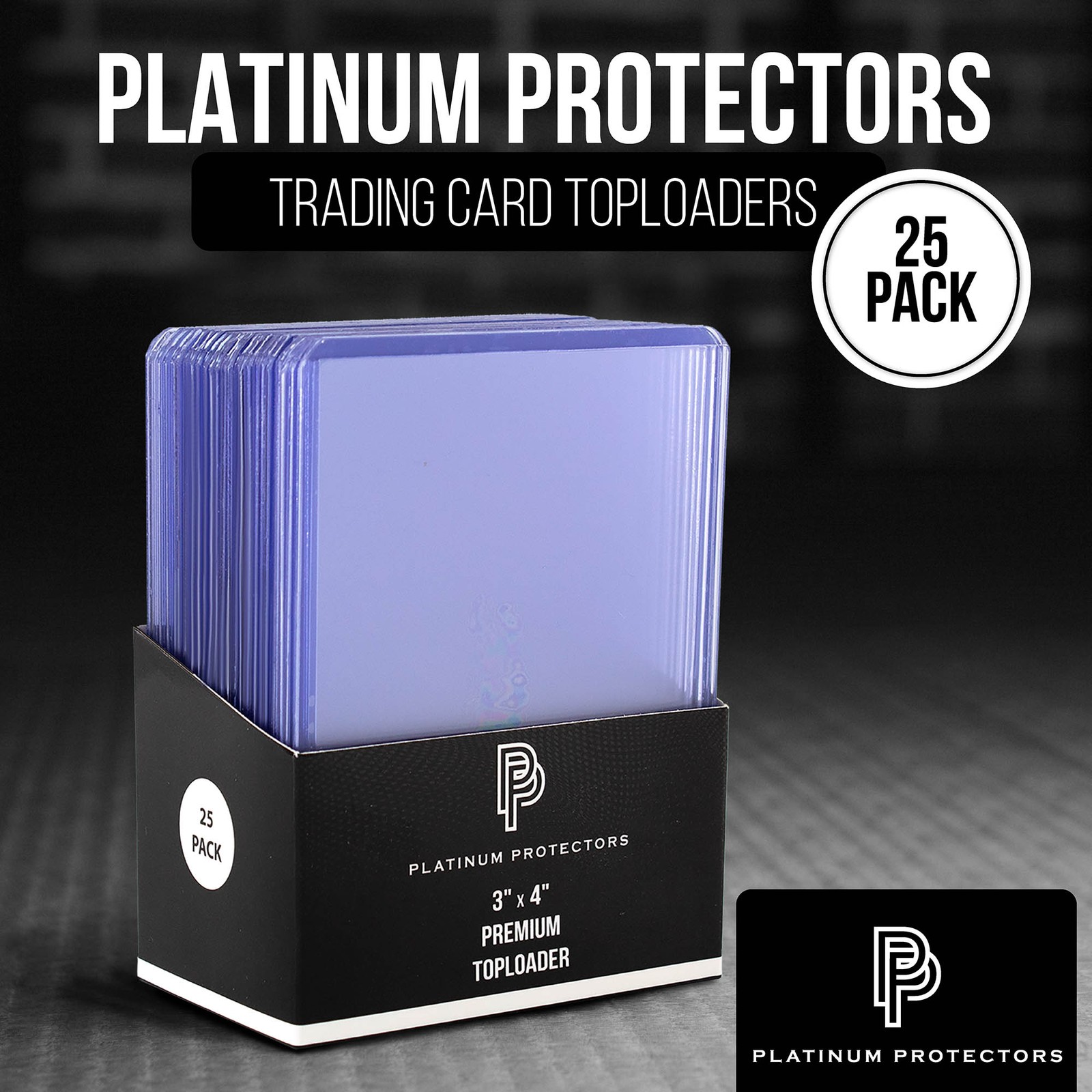 1000 Top Loaders Full Case of Platinum Protectors Premium Toploaders