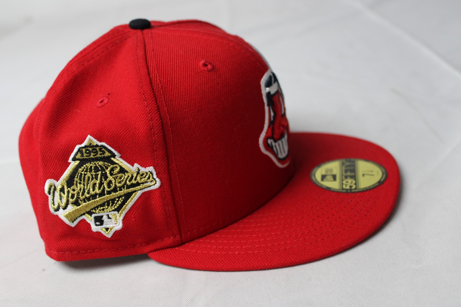 Cleveland Guardians Adult’s New Era 59Fifty Wahoo 1995 WS Hat WR4 Red Size 7 1/4