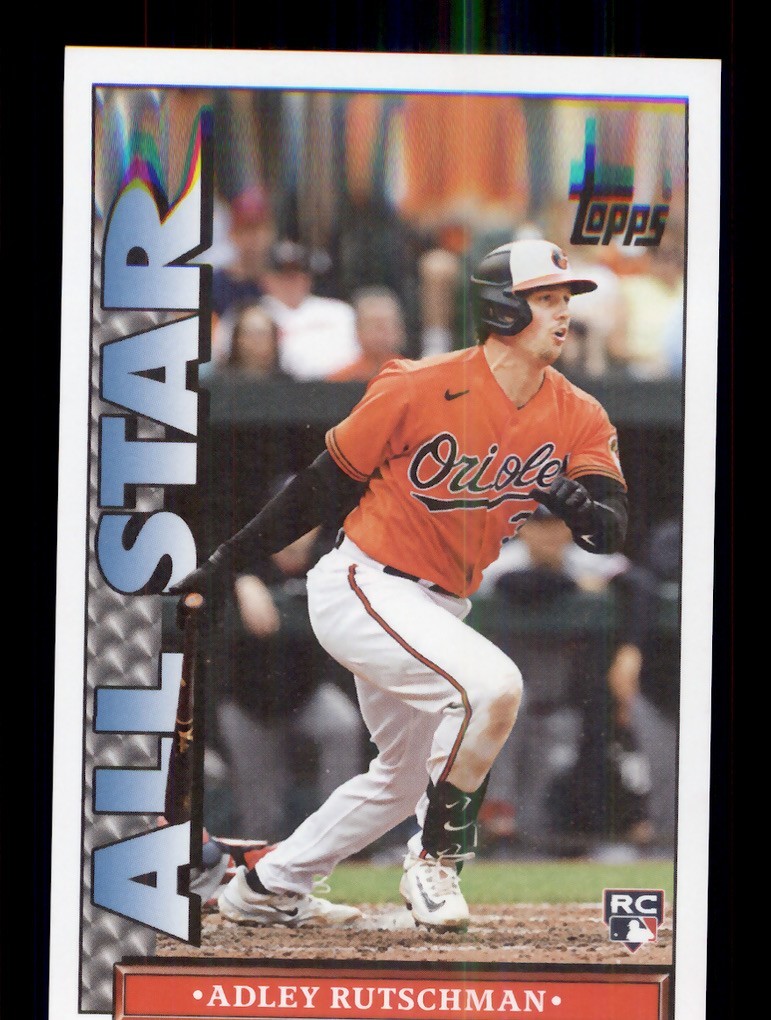 2023 TOPPS THROWBACK THURSDAY TBT 1990 TOPPS ALL STAR #91 ADLEY RUTSCHMAN ROOKIE