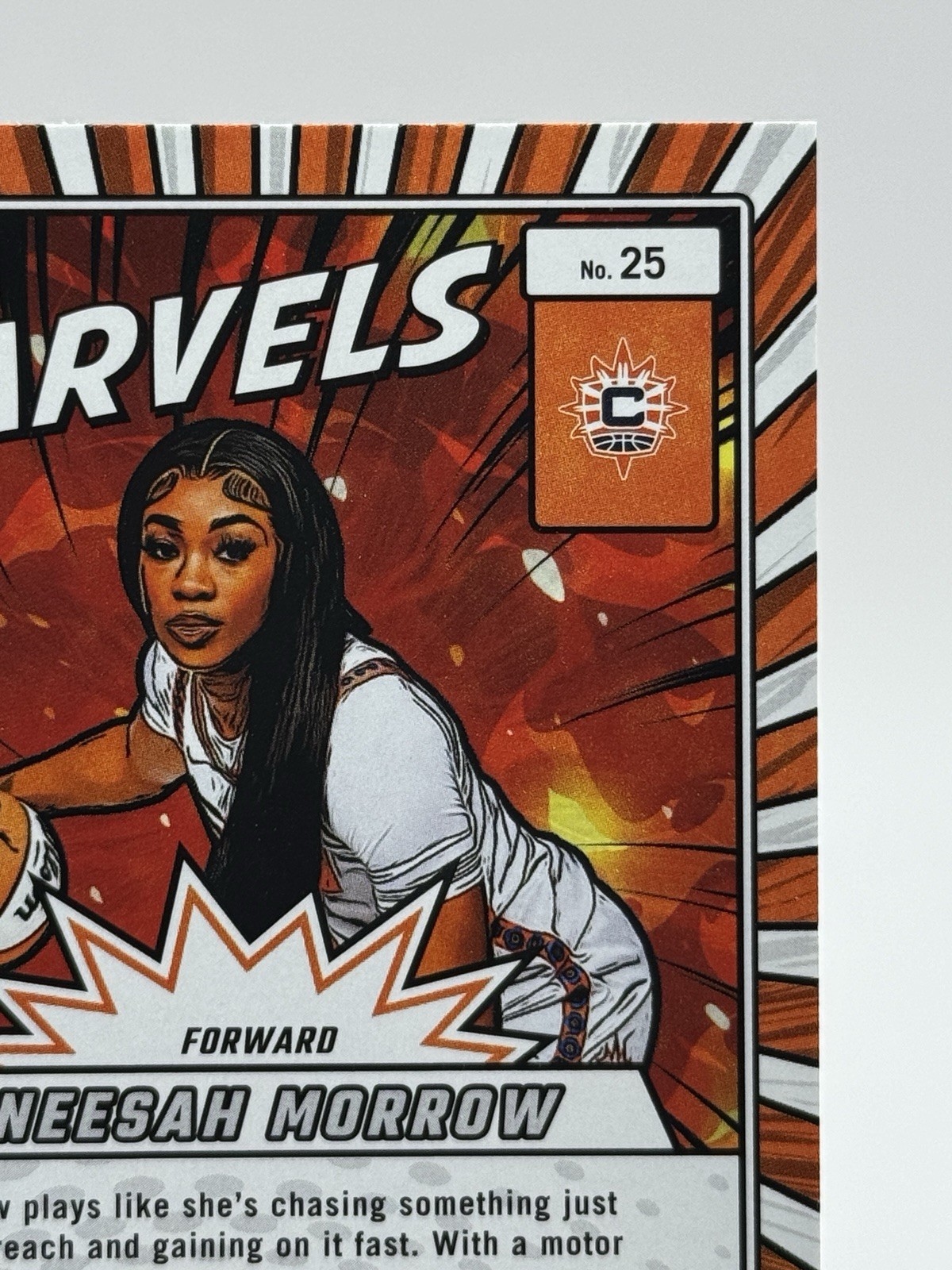 💎 2025 WNBA Panini Donruss – Aneesah Morrow #25 Net Marvels (RC) – Conn Sun