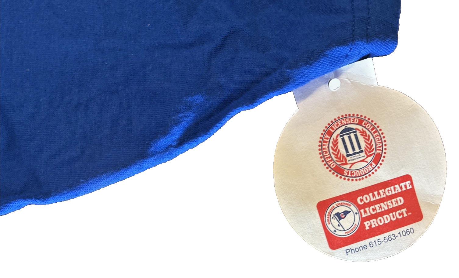 U. of Kentucky Wildcats Embroidered T-Shirt Men’s Size Large Blue NCAA Tee
