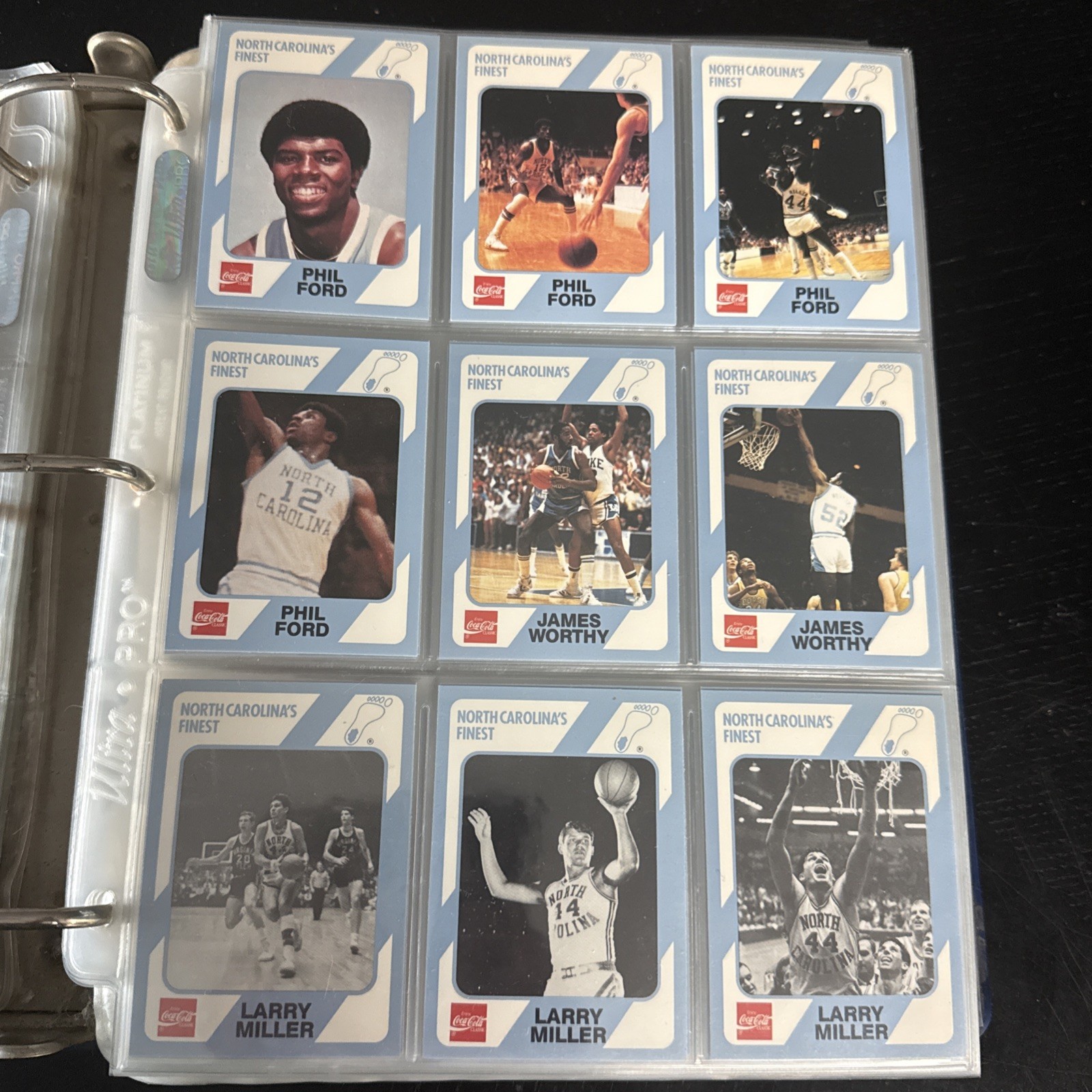 1989 North Carolina’s Finest Collegiate Collection Coca Cola UNC Tar Heels Pick