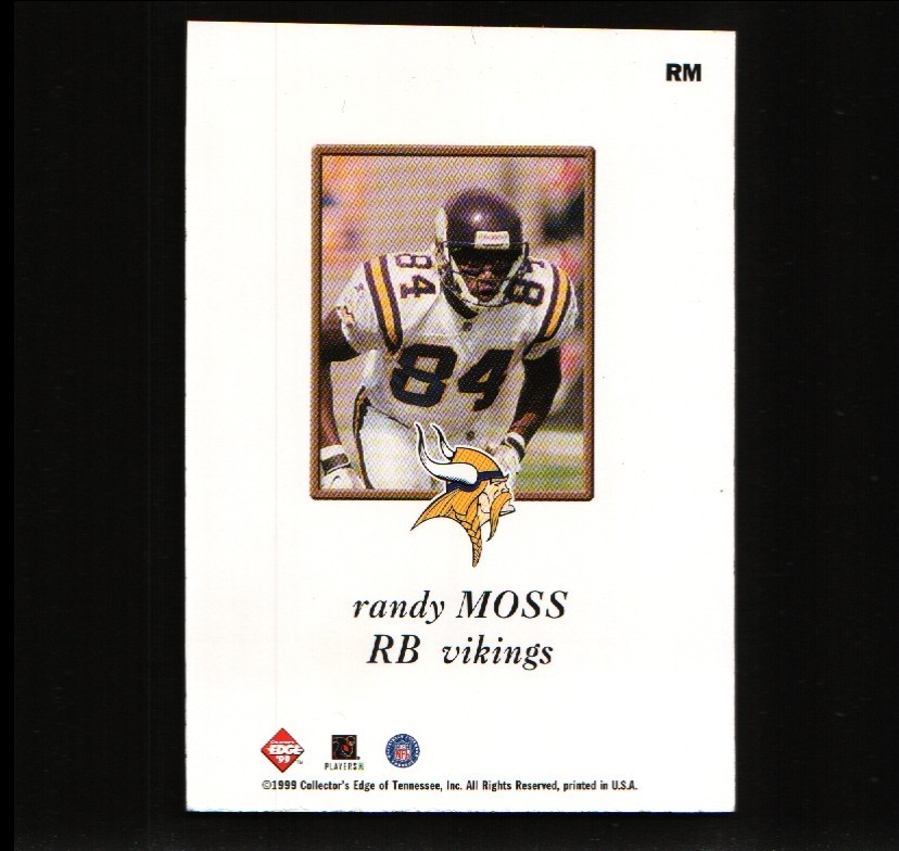 1999 Collector’s Edge Odyssey – Randy Moss #RM Holo Gold (MEM)