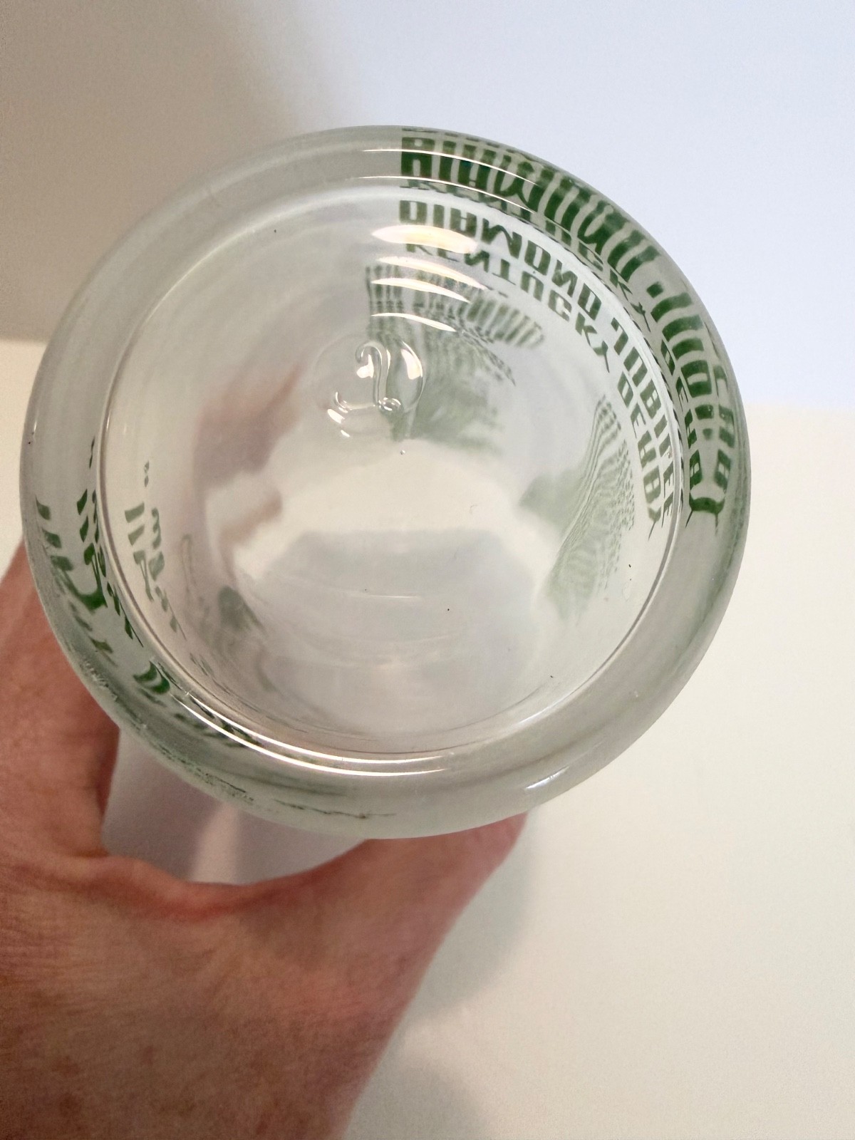 1949 Kentucky Derby Frosted Mint Julep Glass Matt Winn