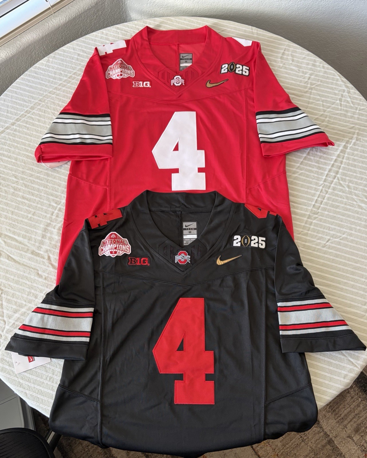 Jeremiah Smith Ohio State Buckeyes National Championship Jersey W/GOLD SWOOSH!