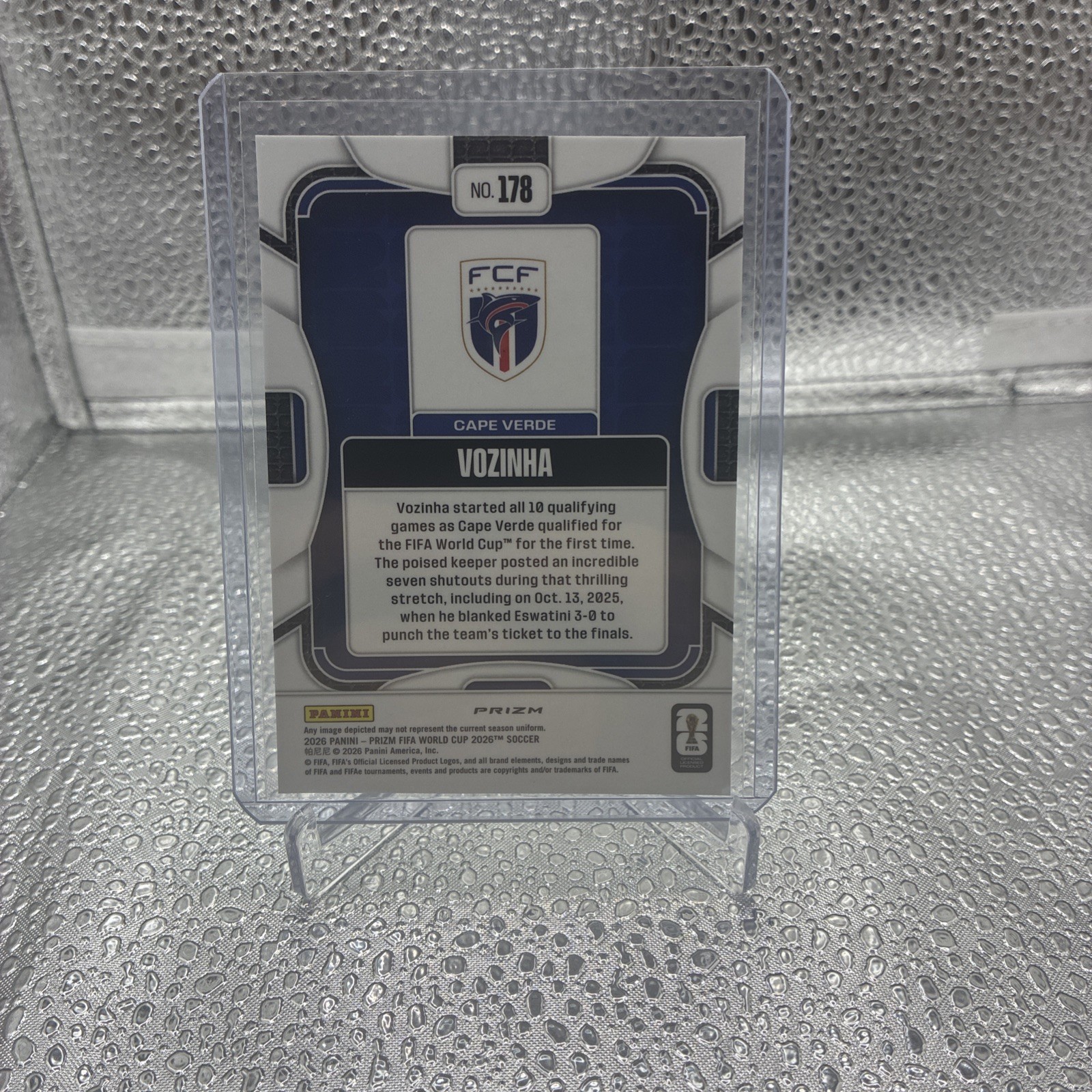 Vozinha 2026 Panini Prizm FIFA World Cup RC Silver Prizm #178 Cape Verde