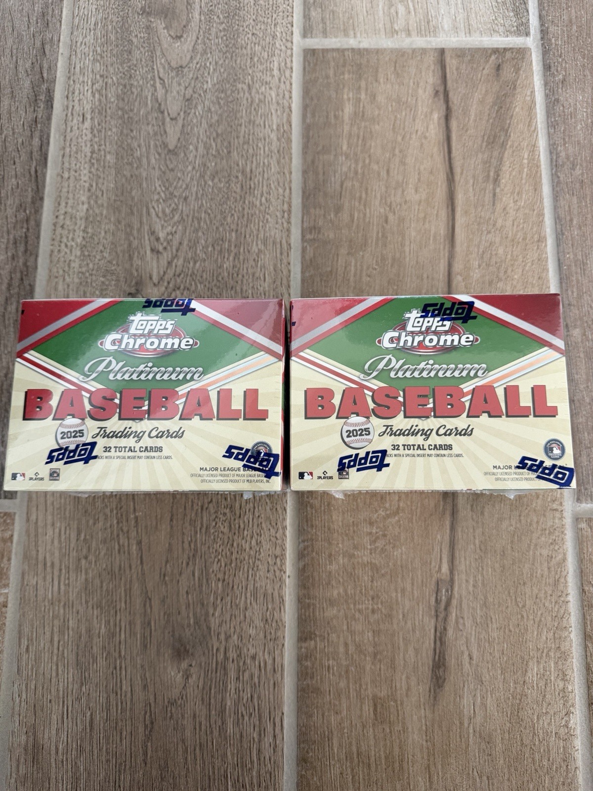 2025 Topps Chrome Platinum Baseball Blaster Box Factory Sealed Lot Of 2