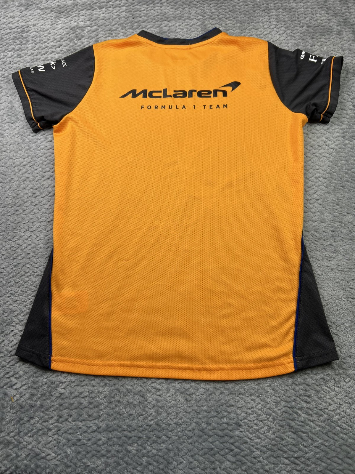 Castore McLaren Formula 1 Team F1 Gray Shirt Womens Size 10