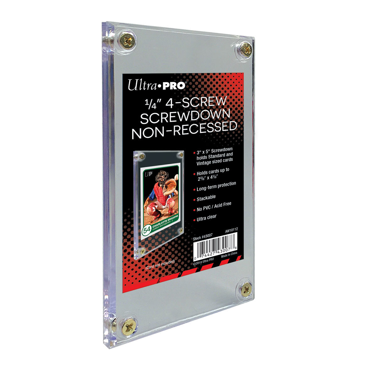 1/4″ Screwdown Non-Recessed Holder
