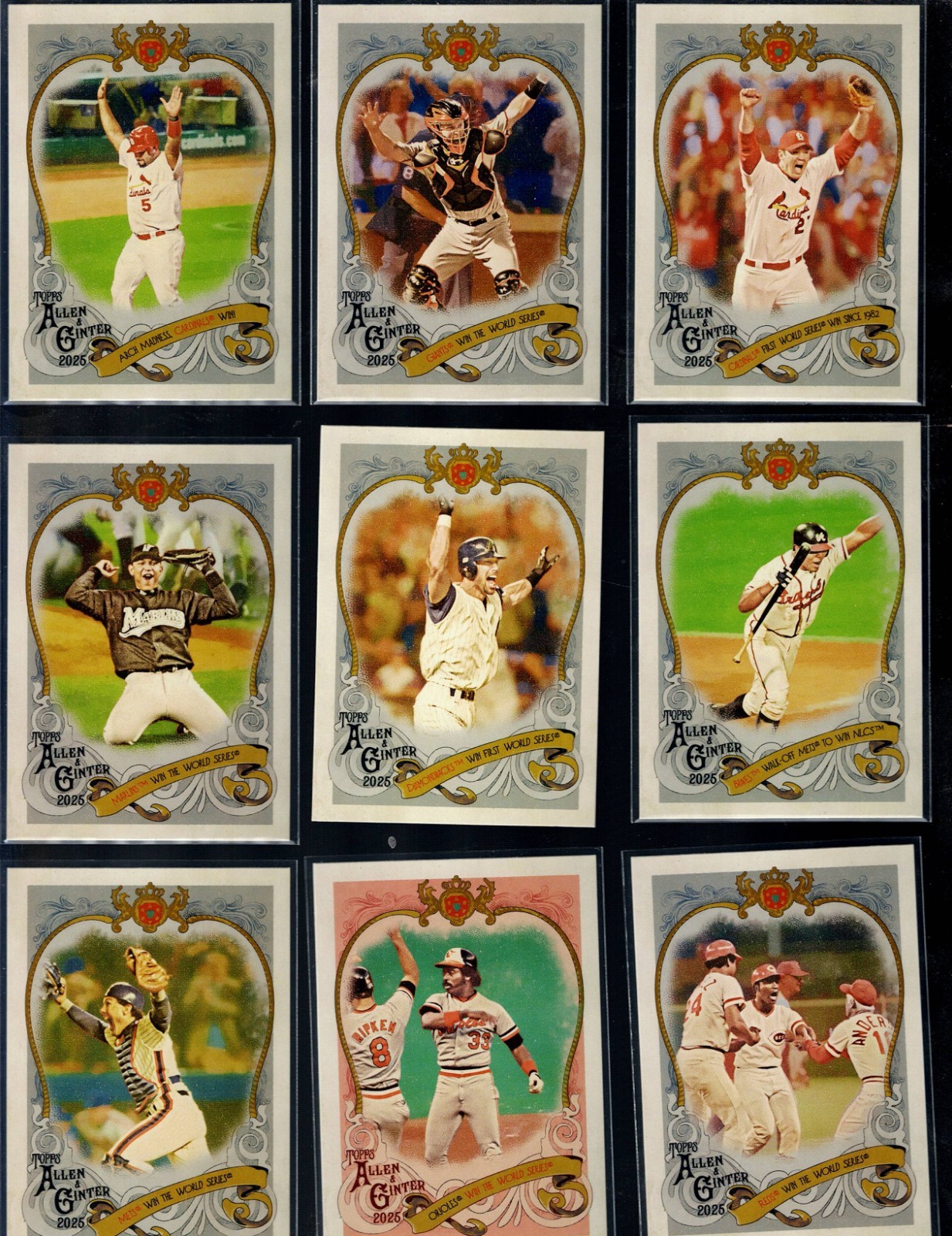 2025 TOPPS ALLEN AND GINTER BASEBALL 251-350 + INSERTS