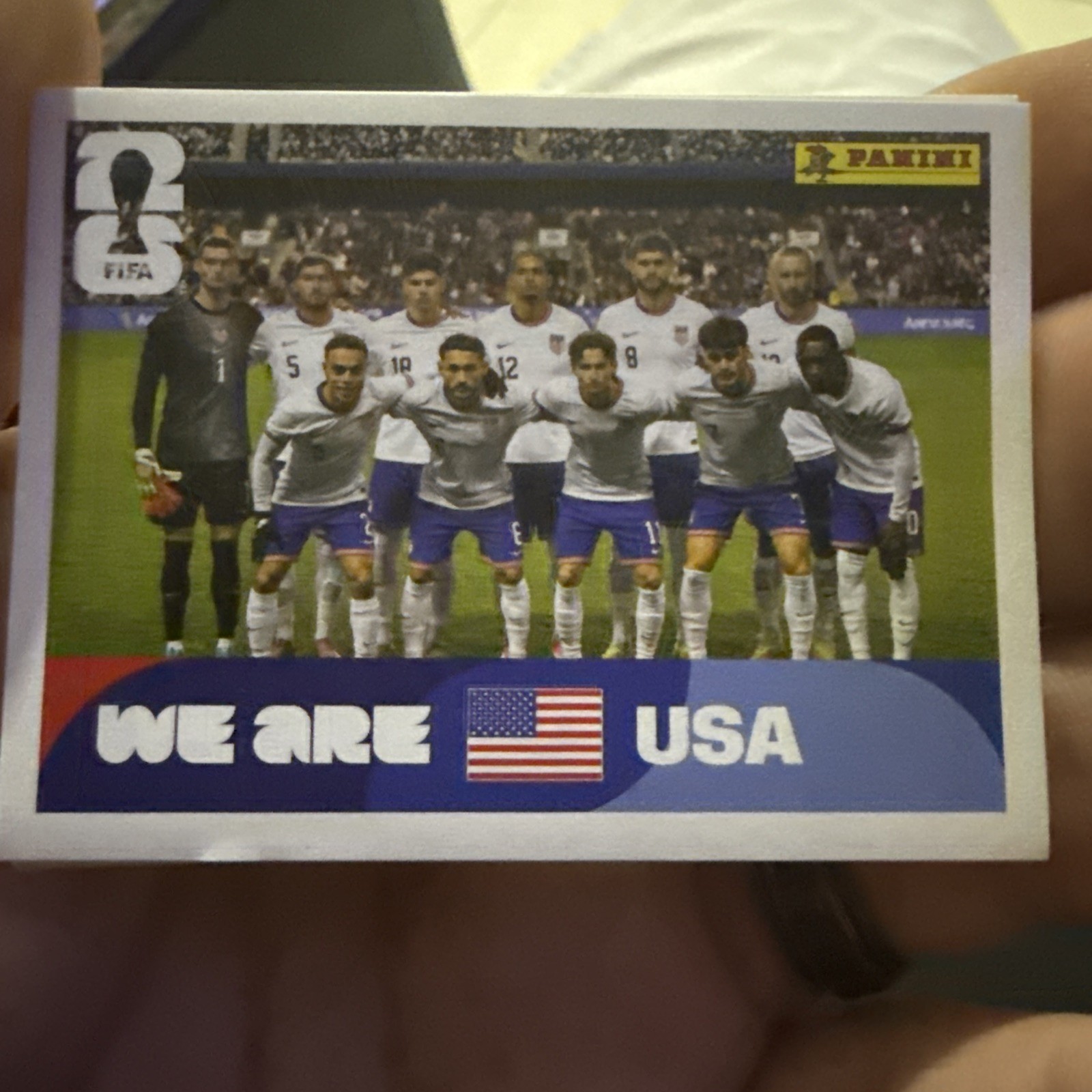 2026 Panini FIFA World Cup Sticker Team Photo #USA13 USA