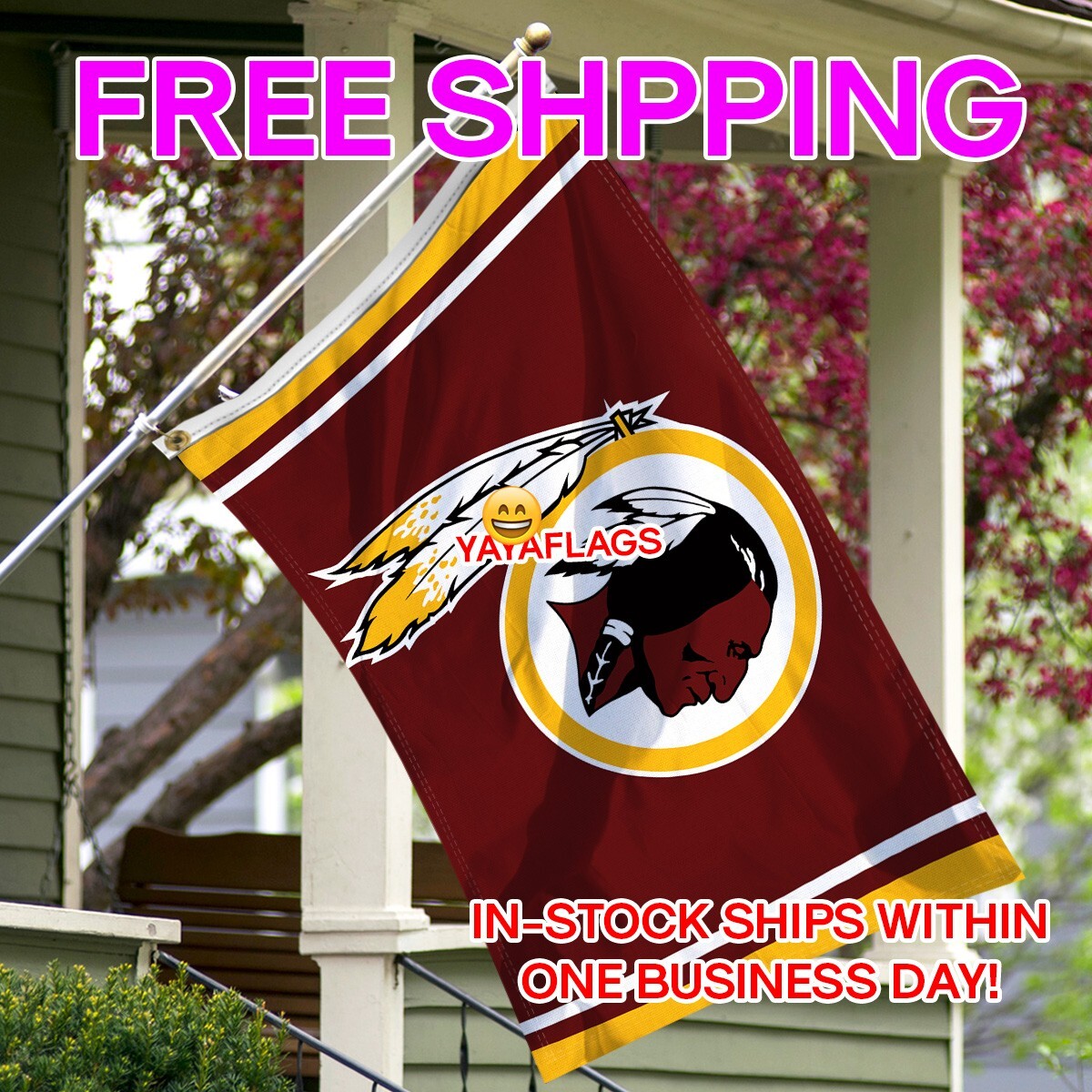 Washington Redskins Football Team 3×5 ft Flag Banner NFL Super Bowl Champions