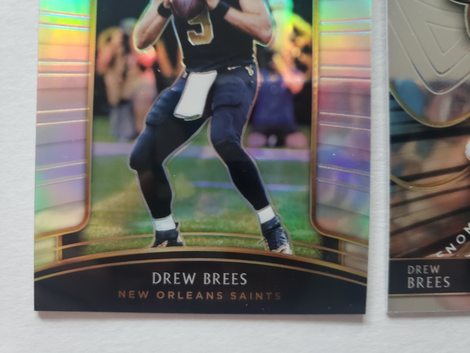 2018 Select Silver Phenomenon LOT Drew Brees Buyer Gets ALL 3 cards in pic