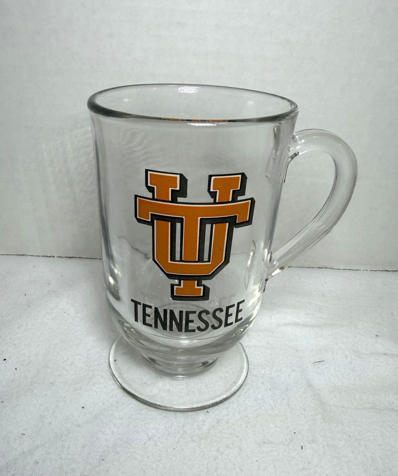 University of Tennessee Volunteers Glass Mug Cup 5 Inches Collegiate