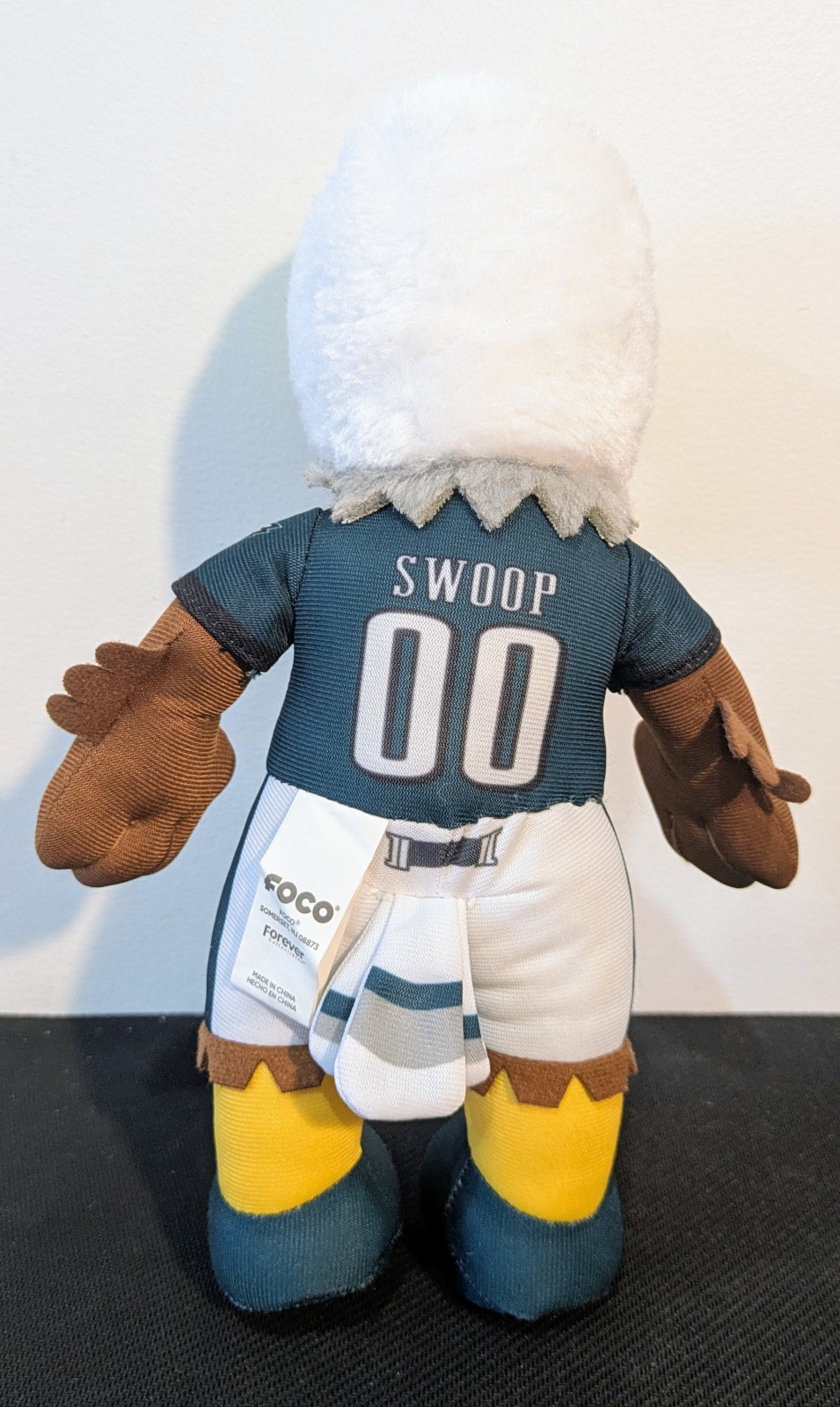 RARE NFL Philadelphia Eagles Swoop 10.5″ Inch Plush Forever Collectibles Merch