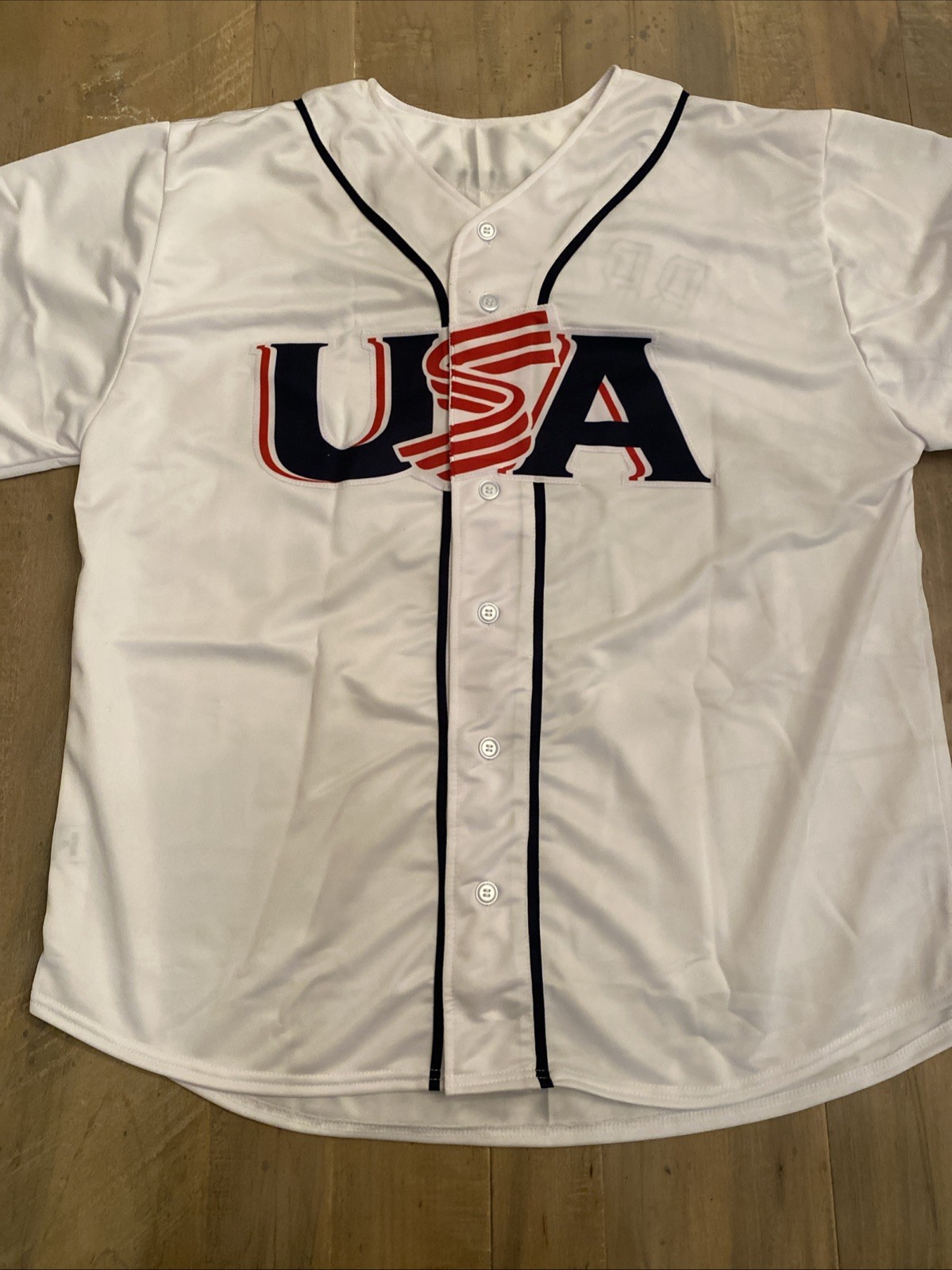 Alex Bregman Signed Custom World Baseball Classic Team USA Jersey. Beckett COA