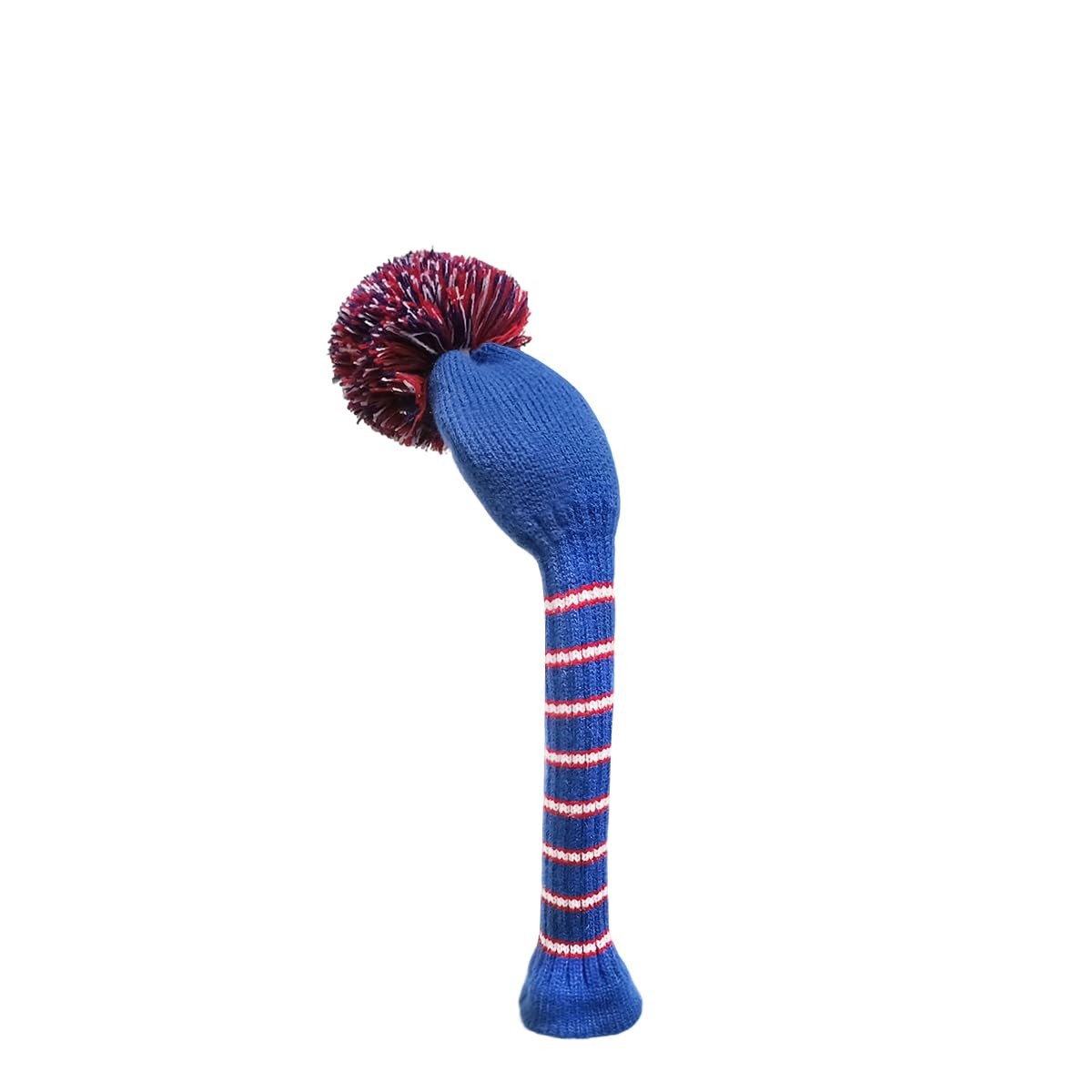Scott Edward 1PCS Knit Pom Hybrid, Blue Red White Stripe