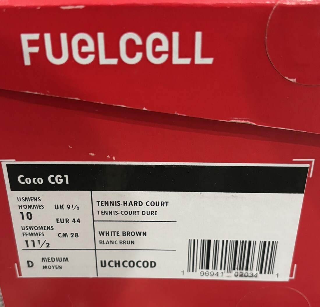 Coco Gauff Signed New Balance CG1 Tennis Shoes Sea Salt Psa/Dna Coa Auto