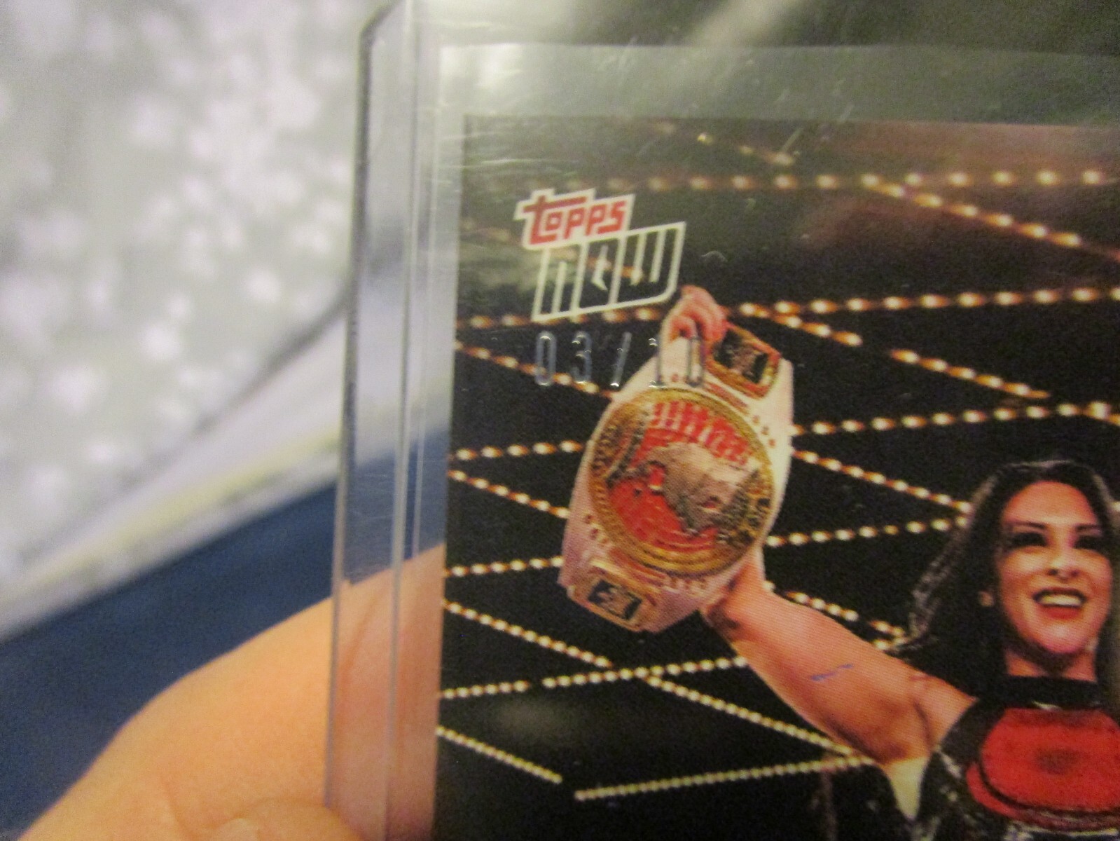 2025 WWE NXT TOPPS NOW STEPHANIE VAQUER BLACK PARALLEL #3/10 – READ