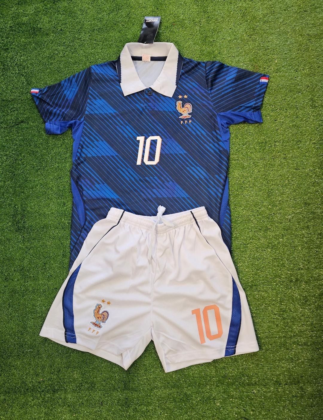 France Soccer Kids And adult Jersey and Shorts #10