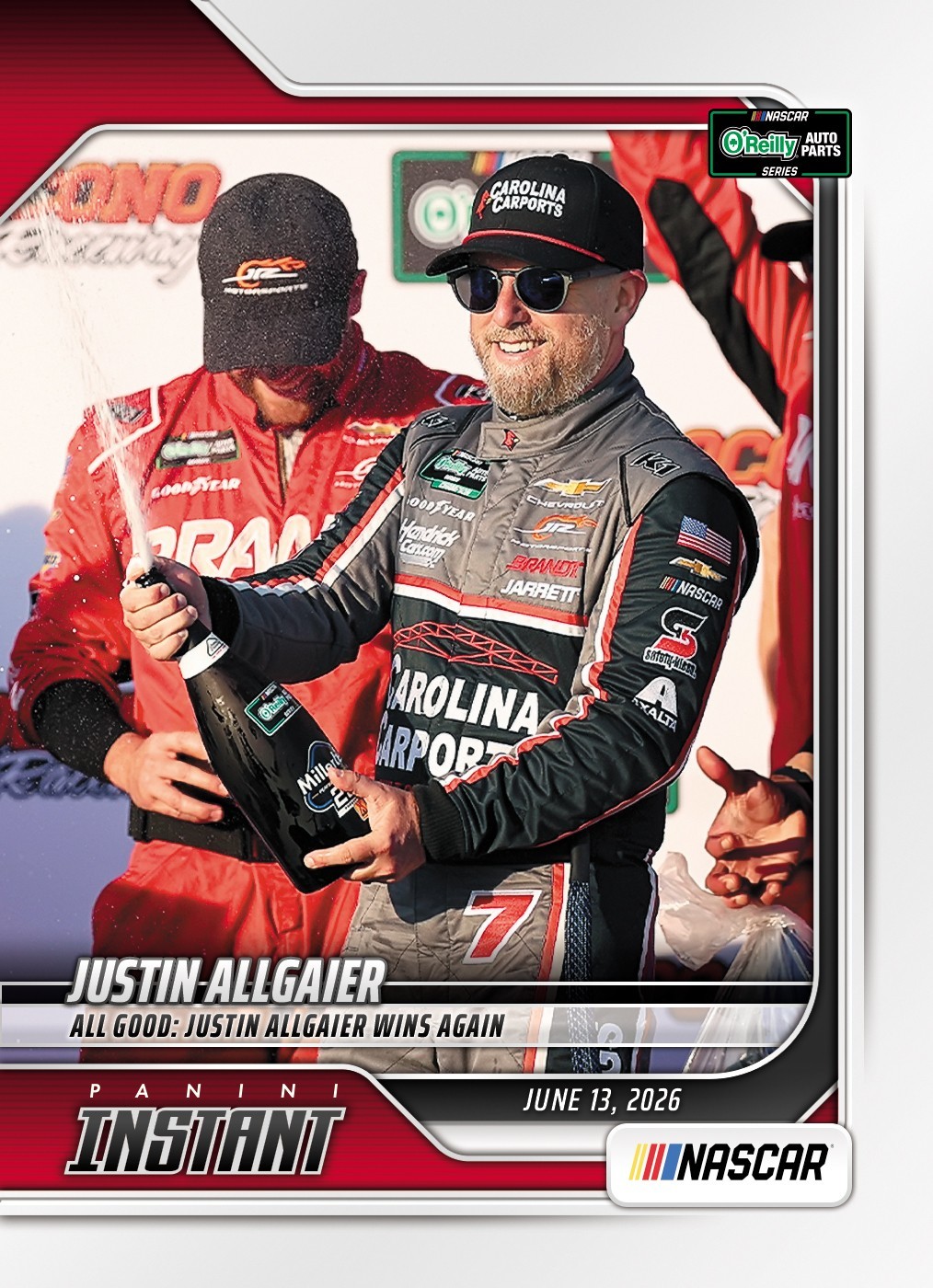 2026 Panini Instant NASCAR #52 Justin Allgaier JR Motorsports PRESALE