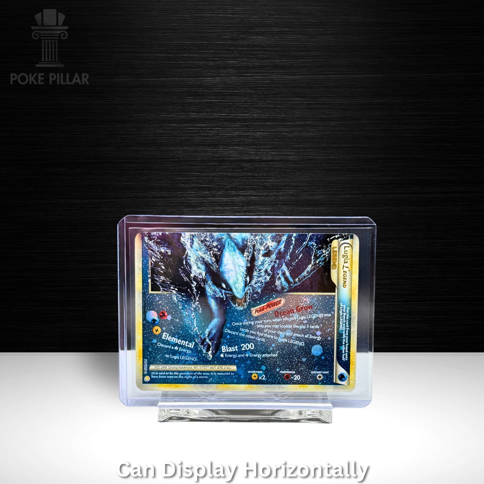 Acrylic Card Stand Holder Display Pokemon PSA Graded Slabs, CGC, BGS, SGC Sports