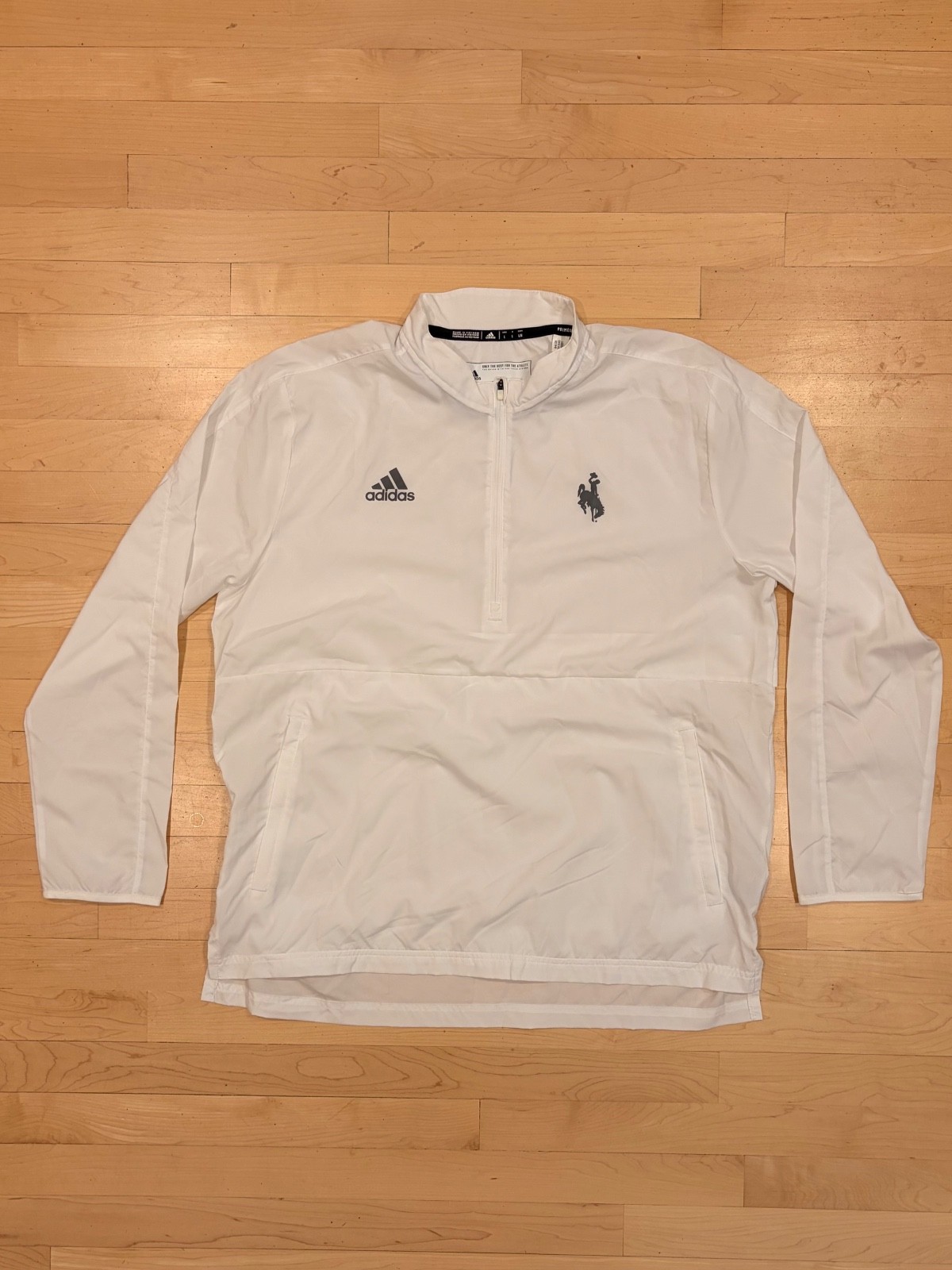 Adidas University of Wyoming Cowboys Sideline 21 1/4 Zip Pullover Men’s Large