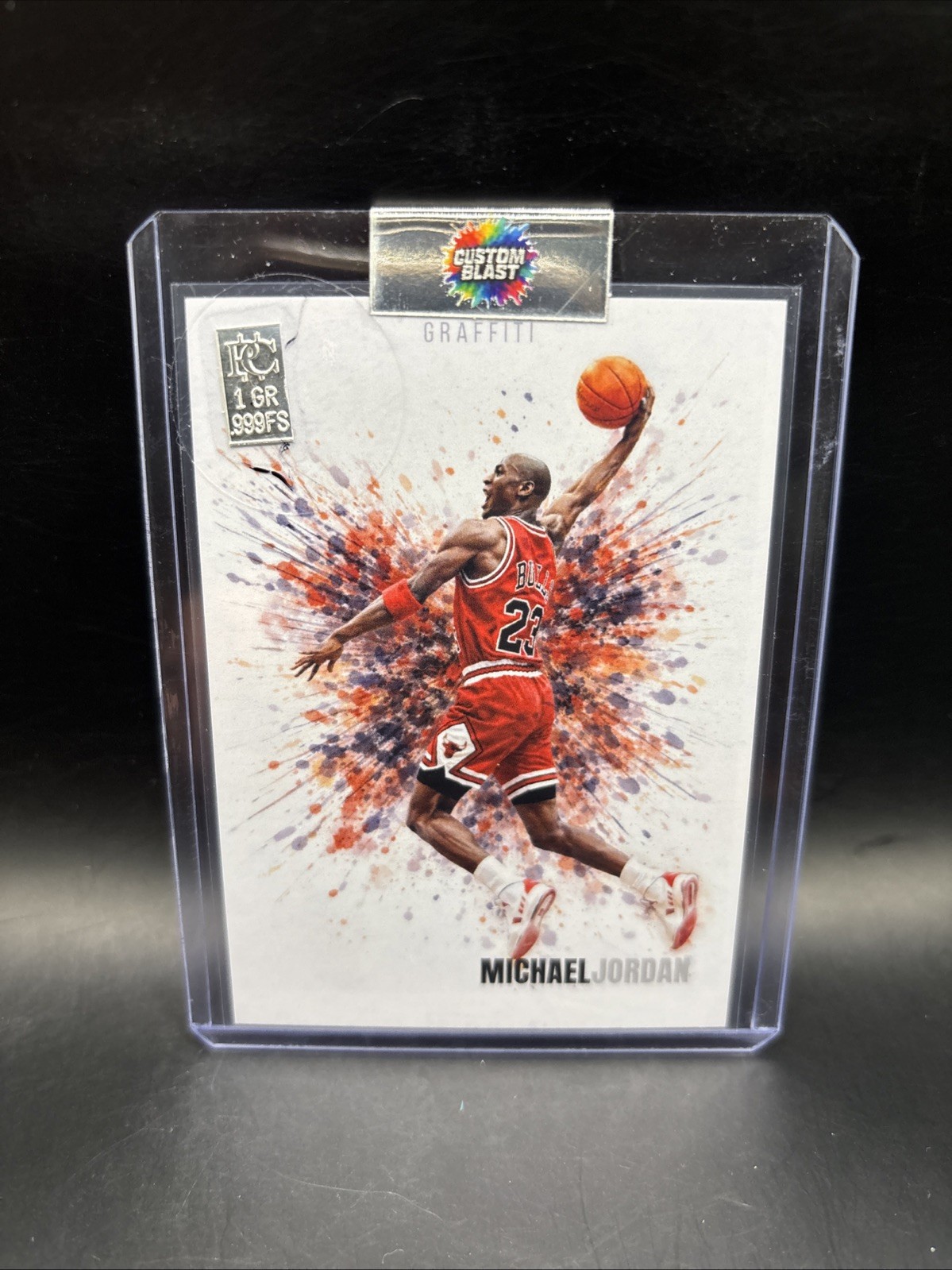 Custom Fan Art Michael Jordan Graffiti Burst Custom Blast USA BEAUTIFUL CARD!