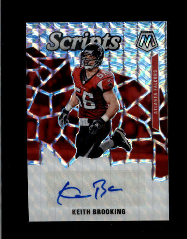 KEITH BROOKLING 2020 PANINI MOSAIC SCRIPTS SILVER MOSAIC AUTOGRAPH AUTO BD4697