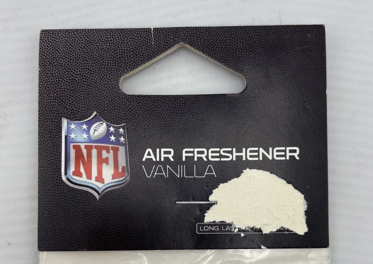 Retro NFL New York Giants Vanilla Air Freshener, 2006. New