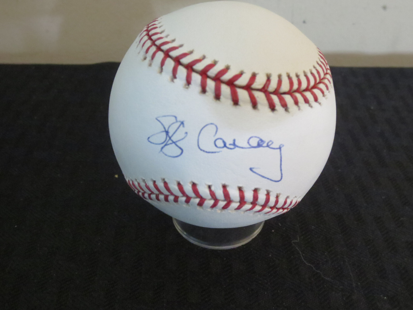 Skip Caray Atlanta Braves Autograph Signed Baseball JSA Snow White Ball