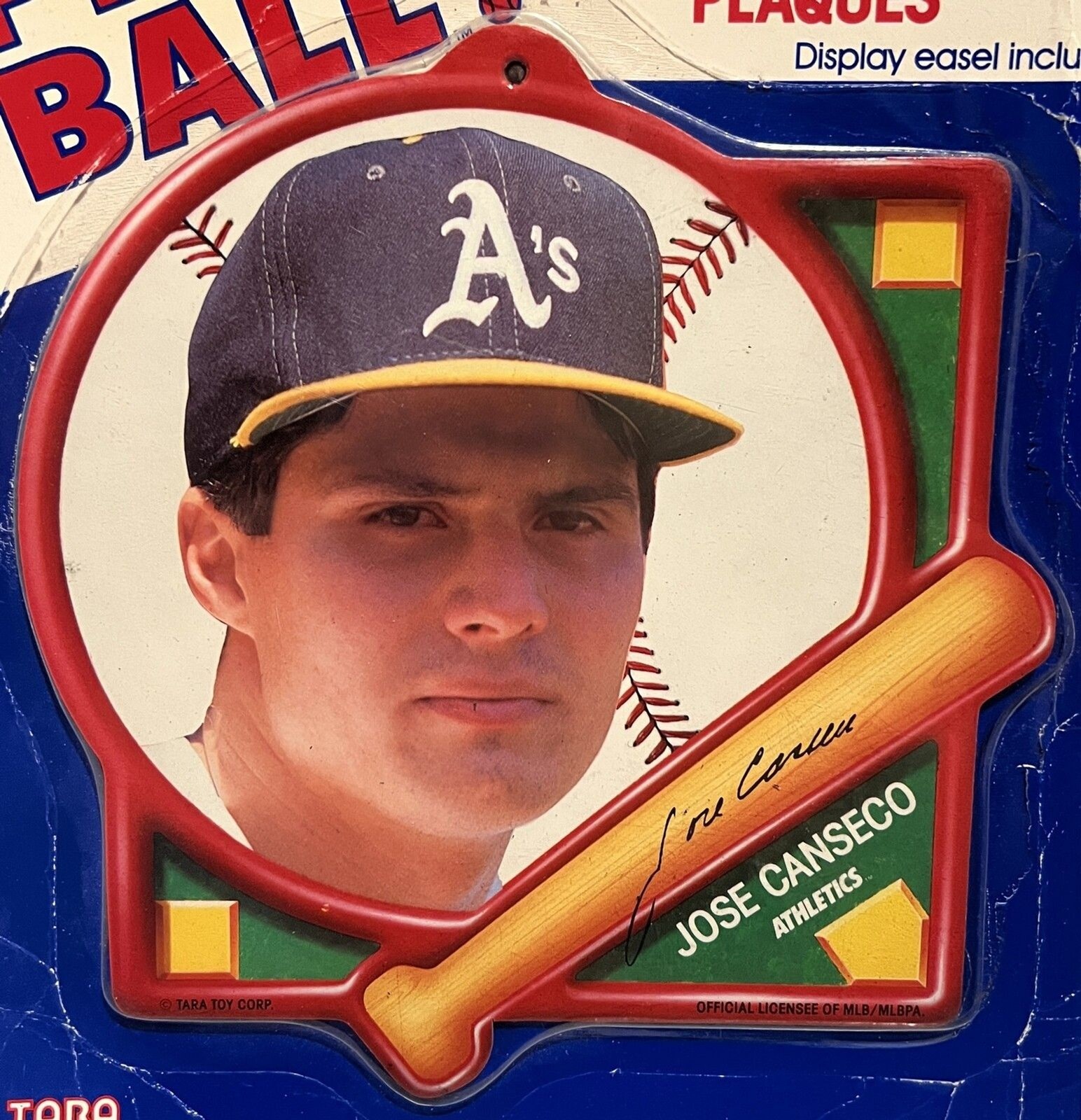 MLB – Jose Canseco Plaque – Display Easel Included – Play Ball – 029116445000