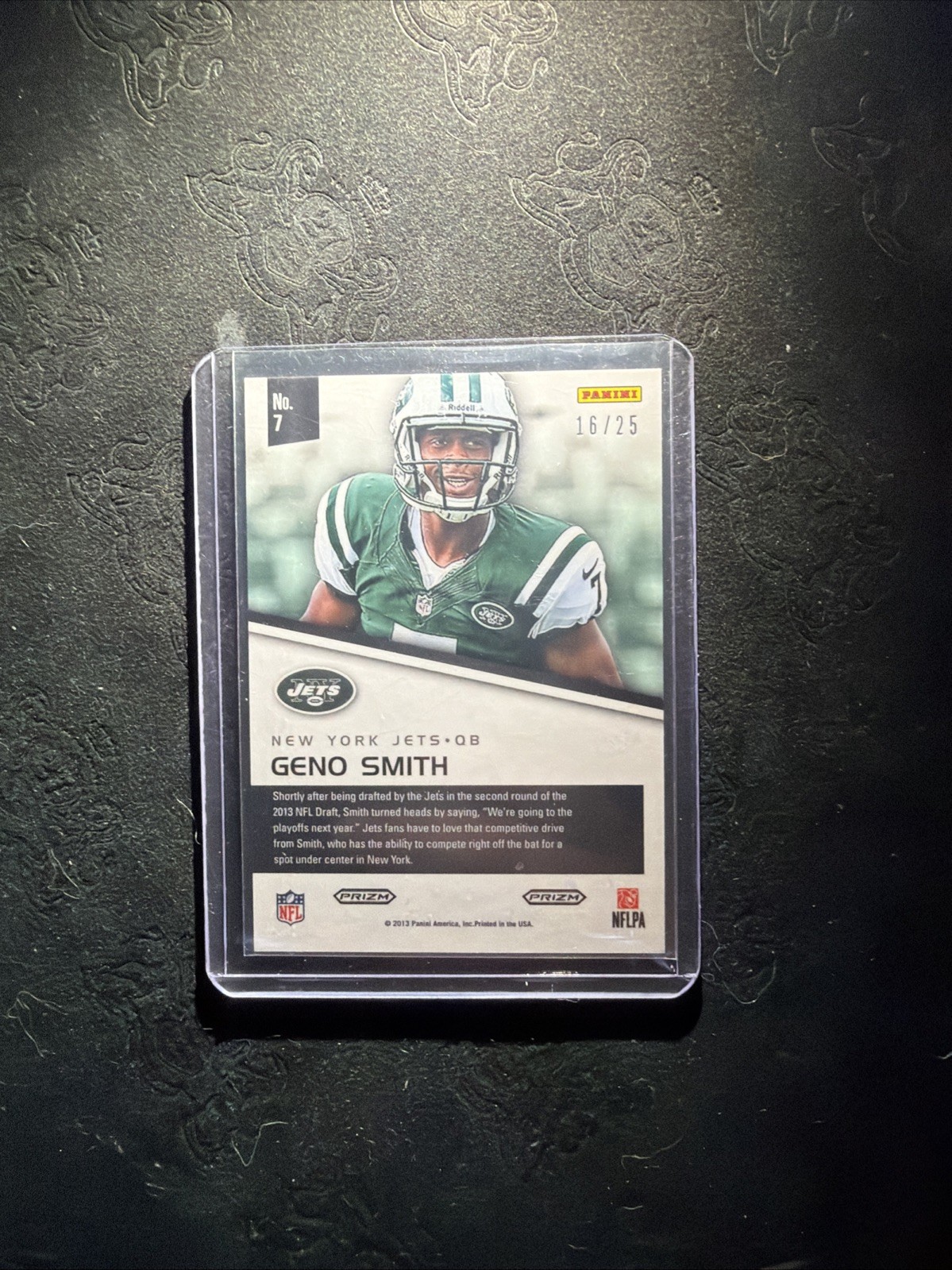 2013 Panini Monster Box Prizm Building Blocks Rookie Geno Smith #7 Mint 16/25🔥