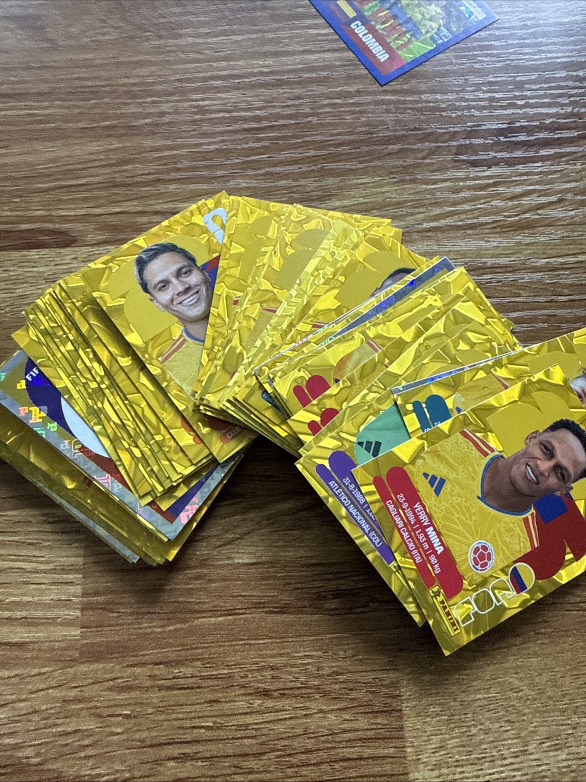 2026 PANINI WORLD CUP STICERS FOIL COLOMBIA COL PICK GOLD EDITION SOCCER