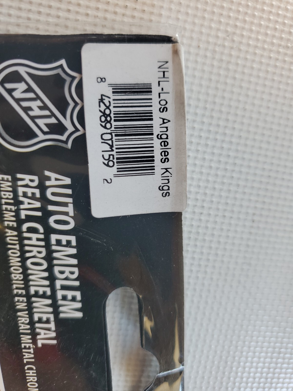 2 Los Angeles Kings NHL Chrome Metal Car Auto Emblem Team Decal Logo Ships Fast