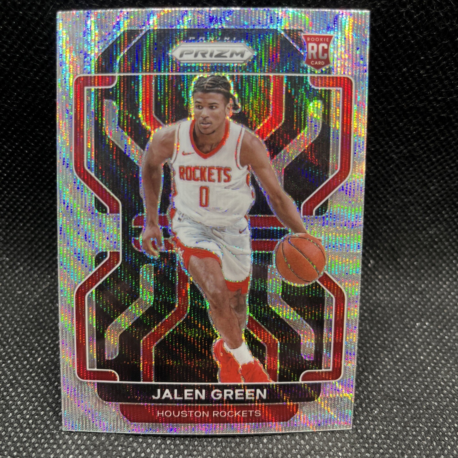 2021-22 Panini Prizm – Jalen Green #306 Silver Wave Prizm (RC)