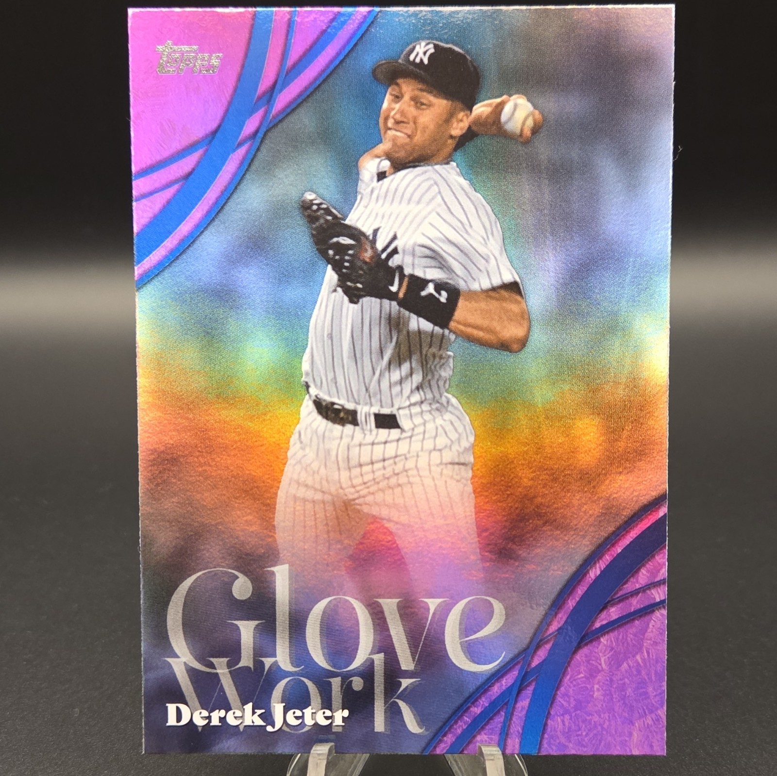 Topps 2026 Glove Work Insert Pink Derek Jeter New York Yankees #GW-44