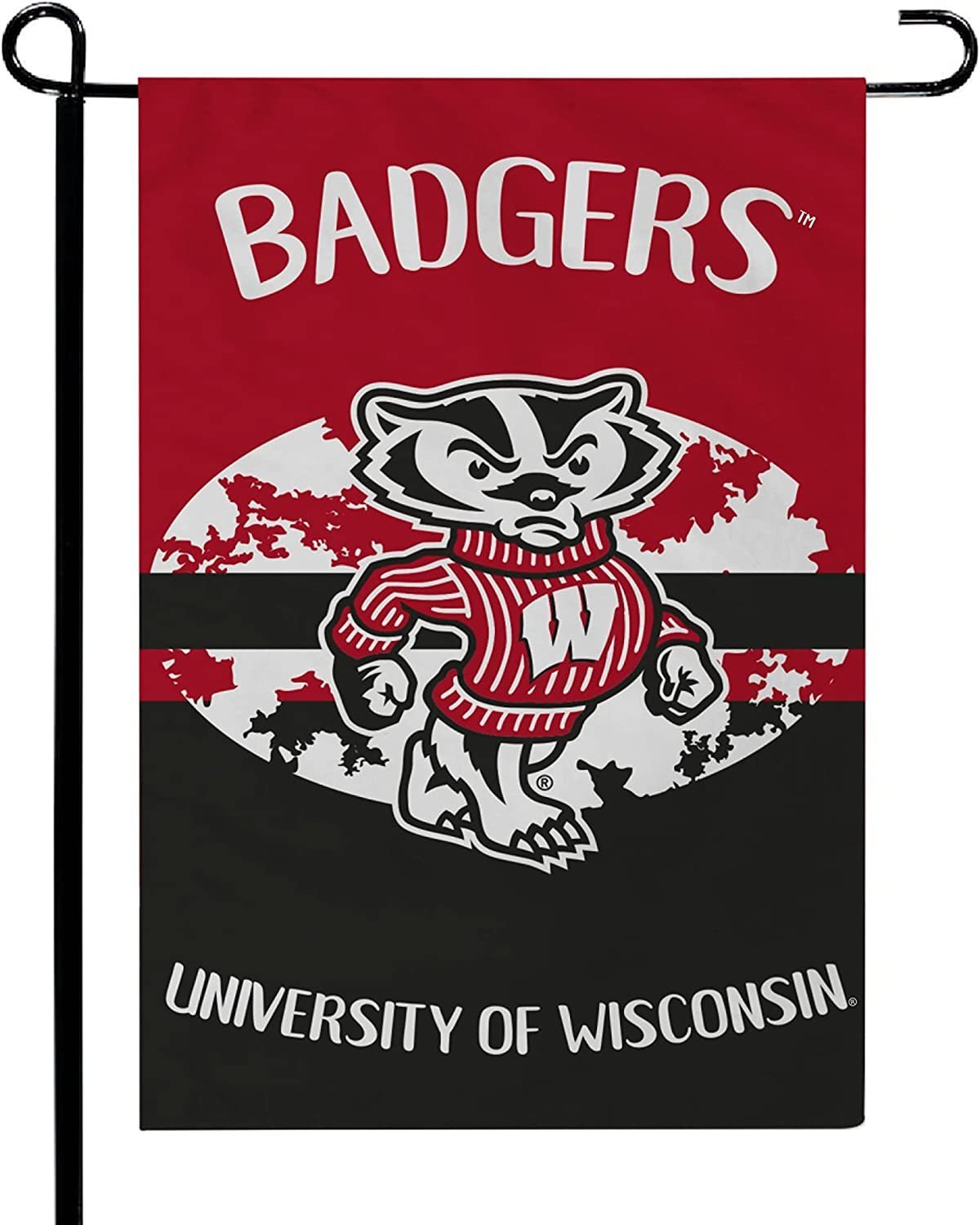 University of Wisconsin Badgers Double Sided Garden Flag Banner 12×18 Inch…
