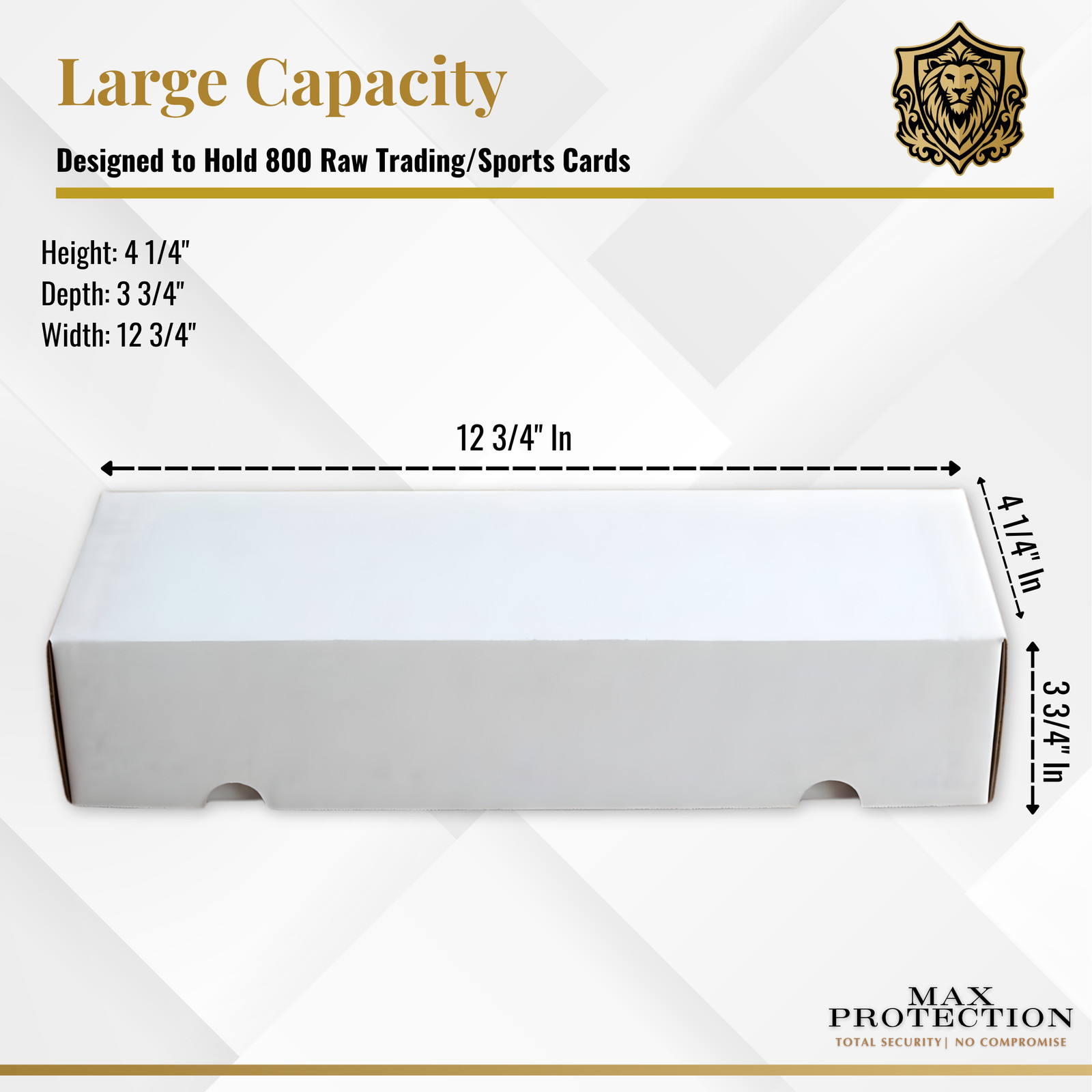 200 Ct Max Pro 800 Card Storage Box – Gaming Trading Sports – Yo-Gi-Oh! – MTG