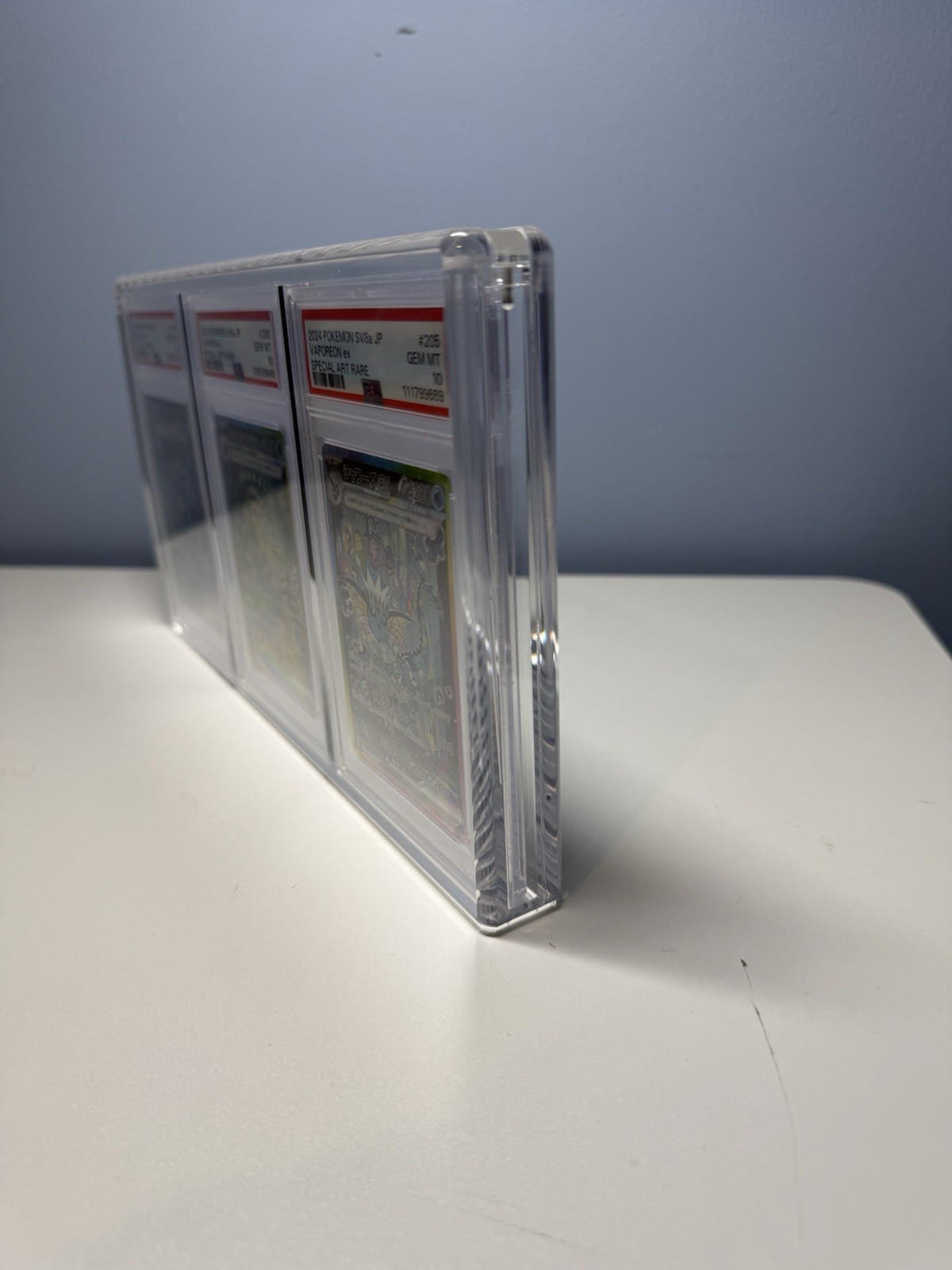 Triple PSA Slab Acrylic Display Case Magnetic Lid – PRESALE!