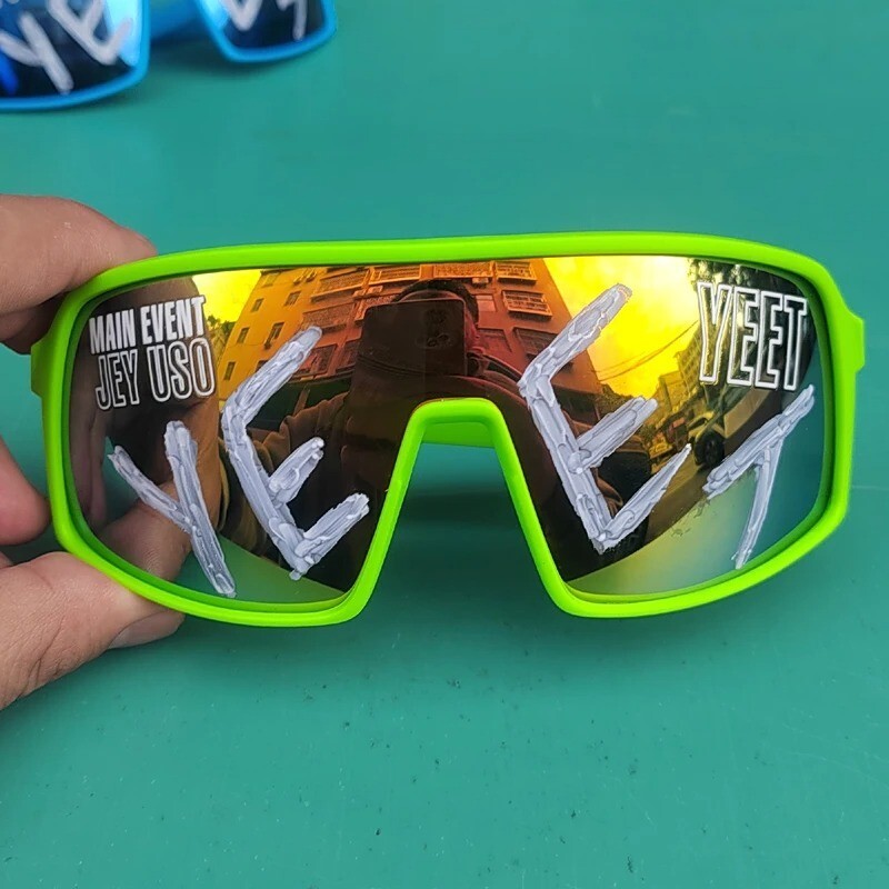 Jey Uso WWE Yeet Blue Sports Shades Glasses