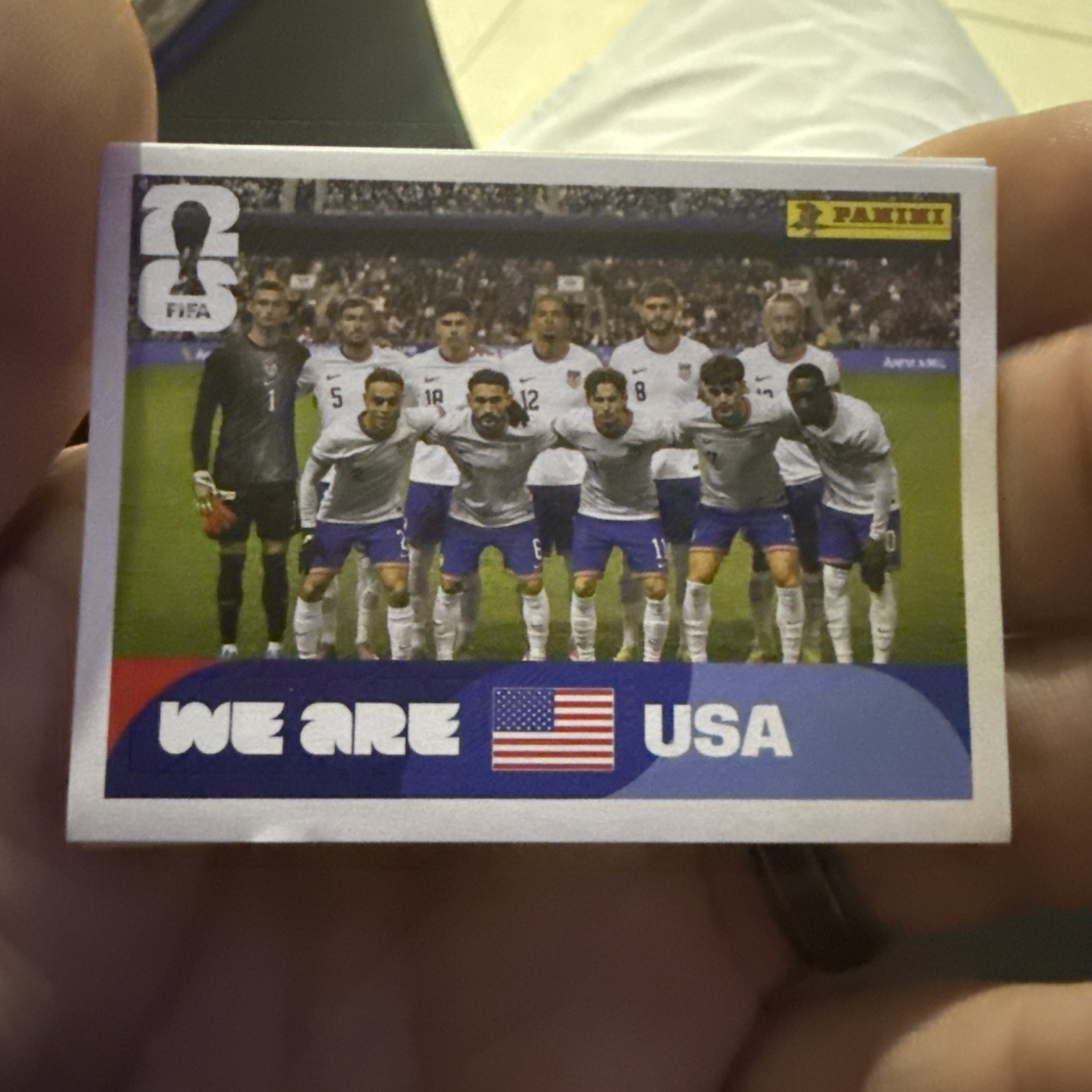 2026 Panini FIFA World Cup Sticker Team Photo #USA13 USA